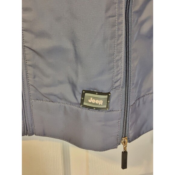 Blue Men's ID Wear Jeep Jacket Color Blue Size Medium - Picture 3 of 11